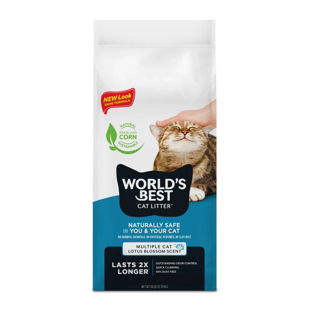 World's Best Cat Litter Kattenbakvulling Multiple Cat Lotus Blossom Scented 12,7 kg