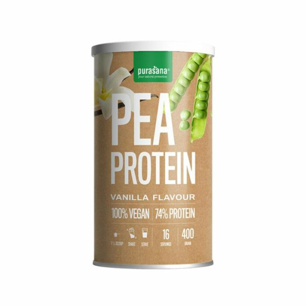 Purasana Single Protein Powder Vegan Protein Pea&Vanille 400 gr