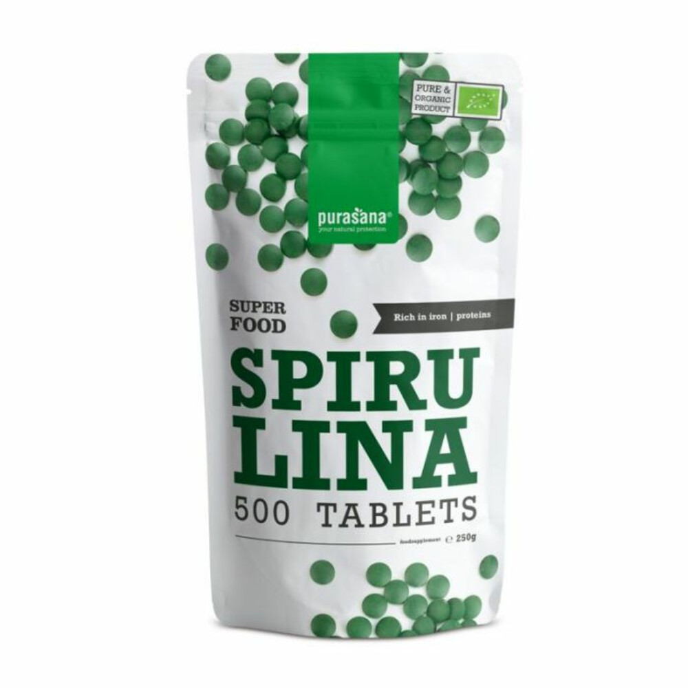 Gratis Verzending: Purasana Single Extracts Oils Chlorella 500 tabletten