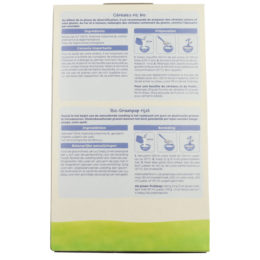Holle Bio Graanpap Rijst 250 gr, foto 2