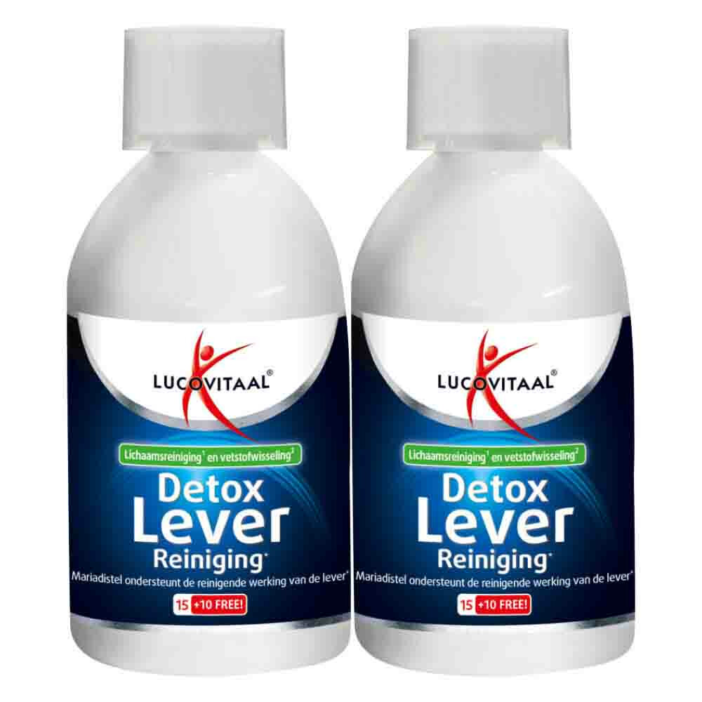 Gratis Verzending: 2x Lucovitaal Detox Lever Reiniging 250 ml