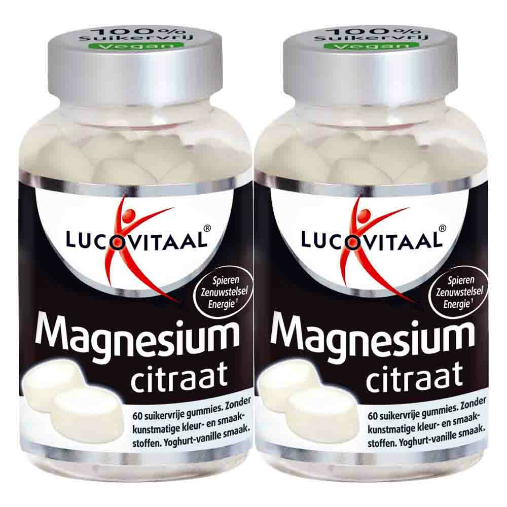 Gratis Verzending: 2x Lucovitaal Gummies Magnesium 60 gummies