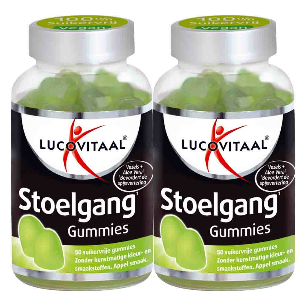 Gratis Verzending: 2x Lucovitaal Gummies Stoelgang 50 gummies