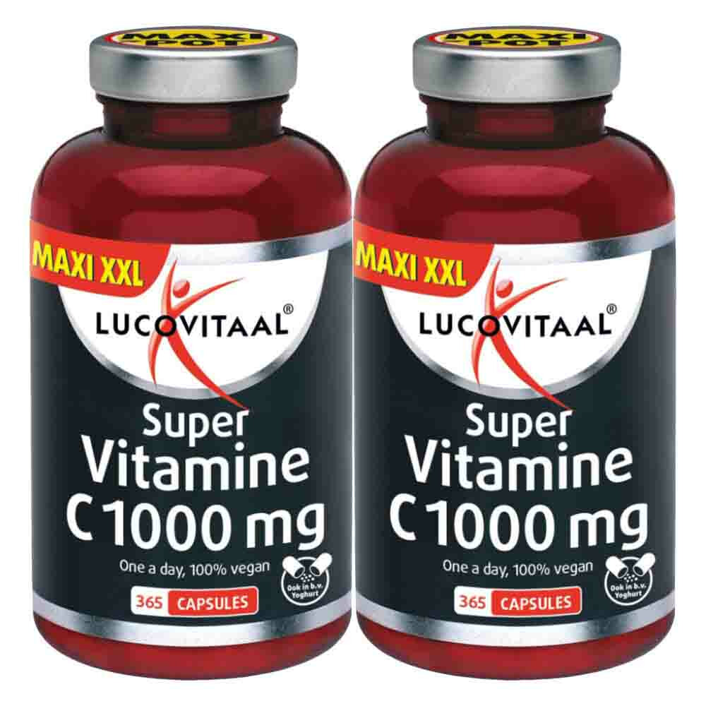 2x Lucovitaal Vitamine C1000 Vegan 365 capsules