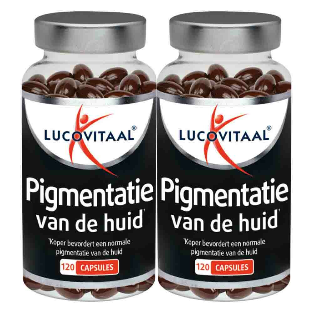 Gratis Verzending: 2x Lucovitaal Pigmentatie van de Huid 120 capsules