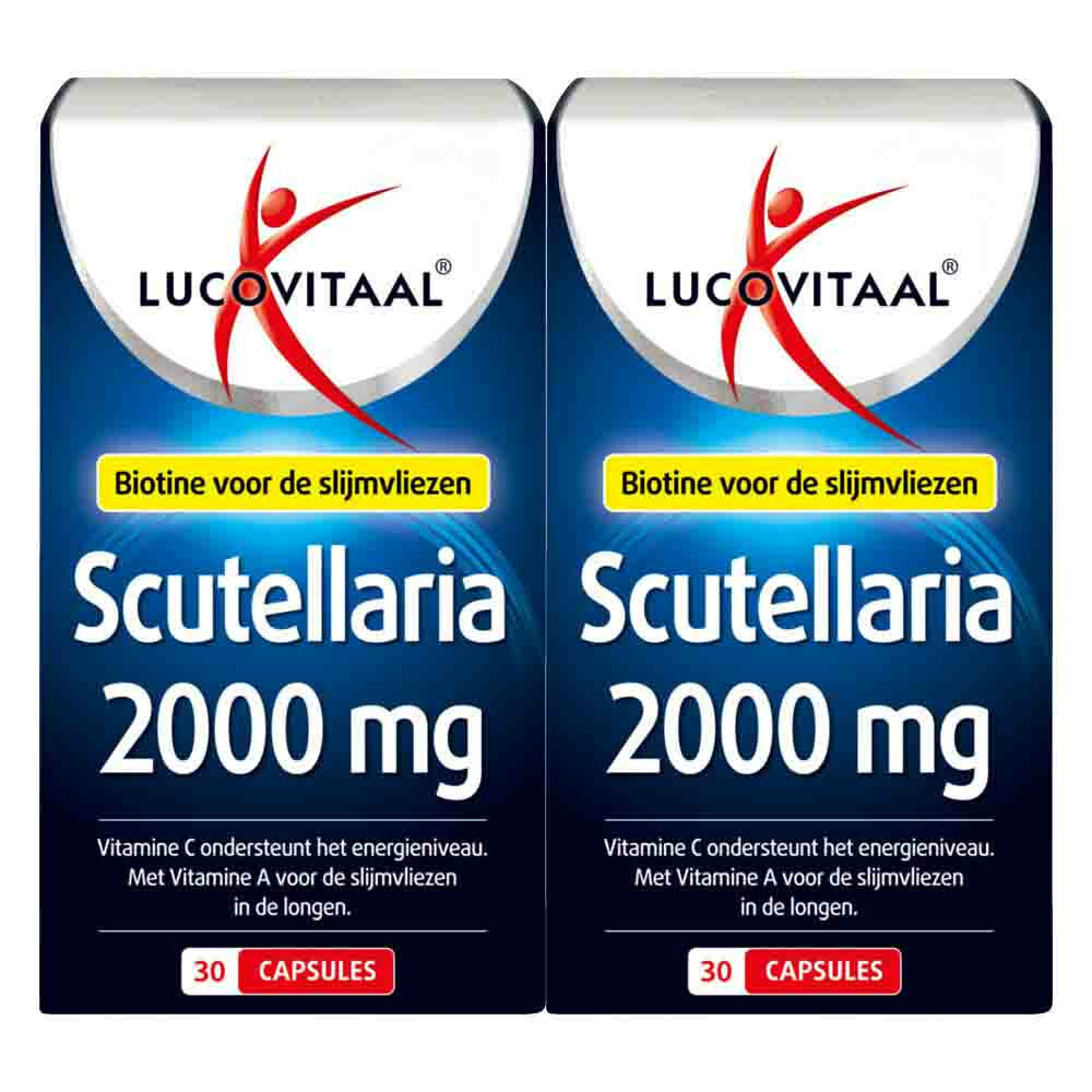 2x Lucovitaal Scutellaria 2000 mg 30 capsules