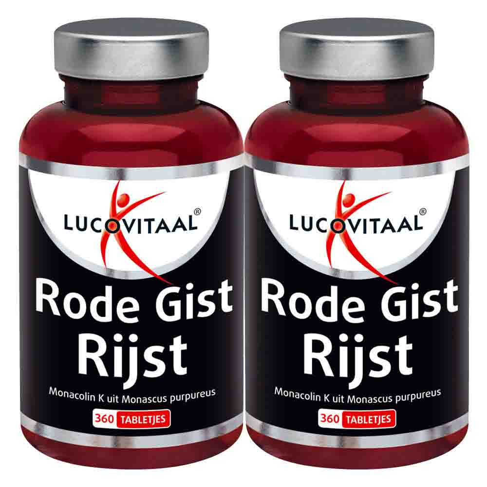 2x Lucovitaal Rode Gist Rijst 360 tabletten