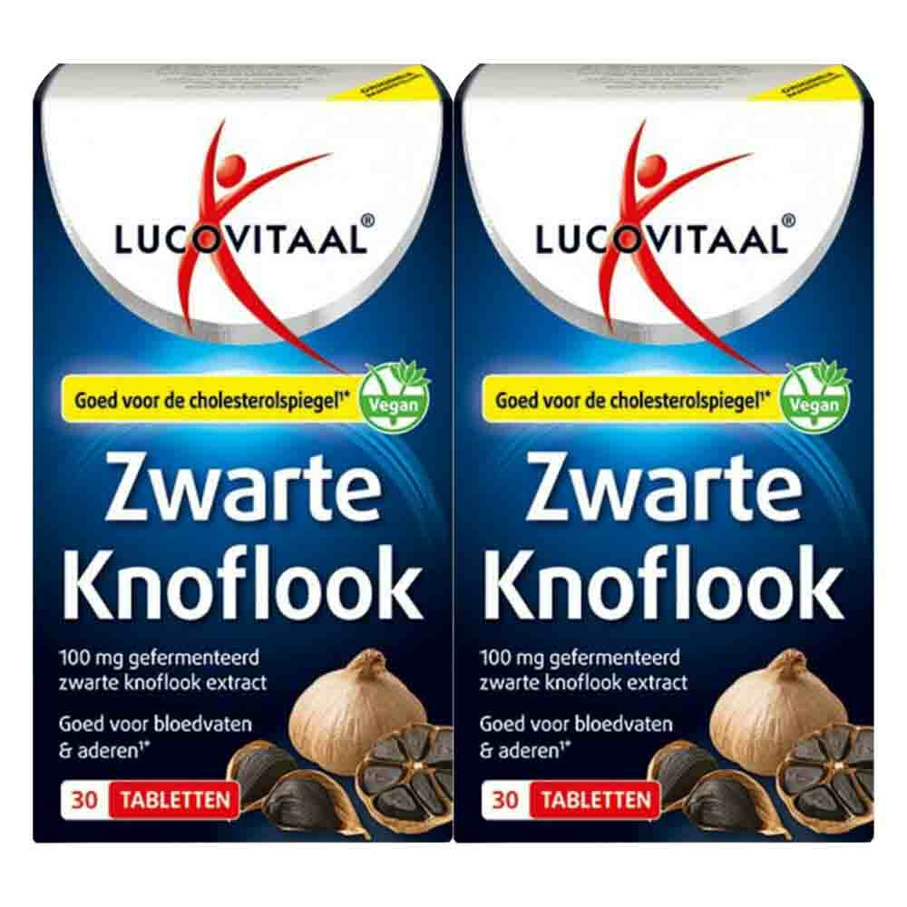 Gratis Verzending: 2x Lucovitaal Zwarte Knoflook 30 tabletten
