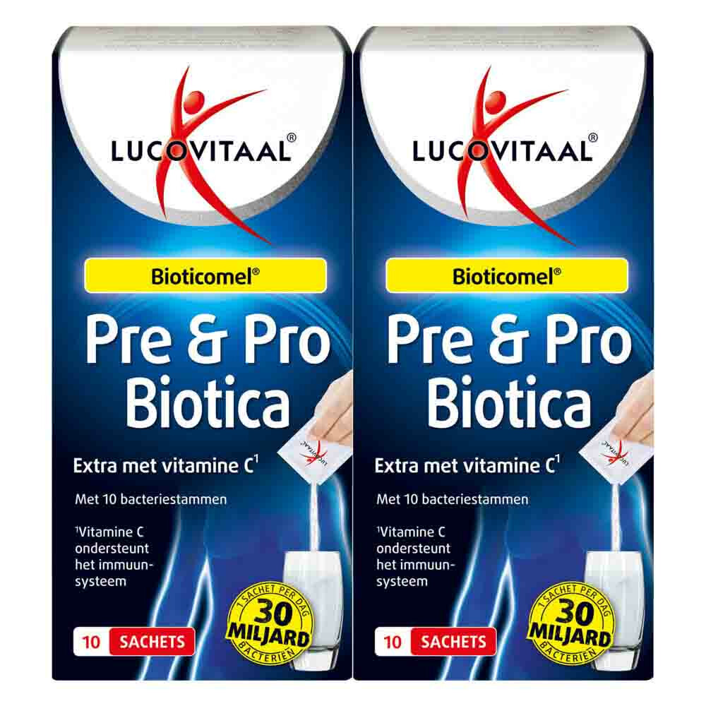 2x Lucovitaal Pre&Probiotica 10 sachets