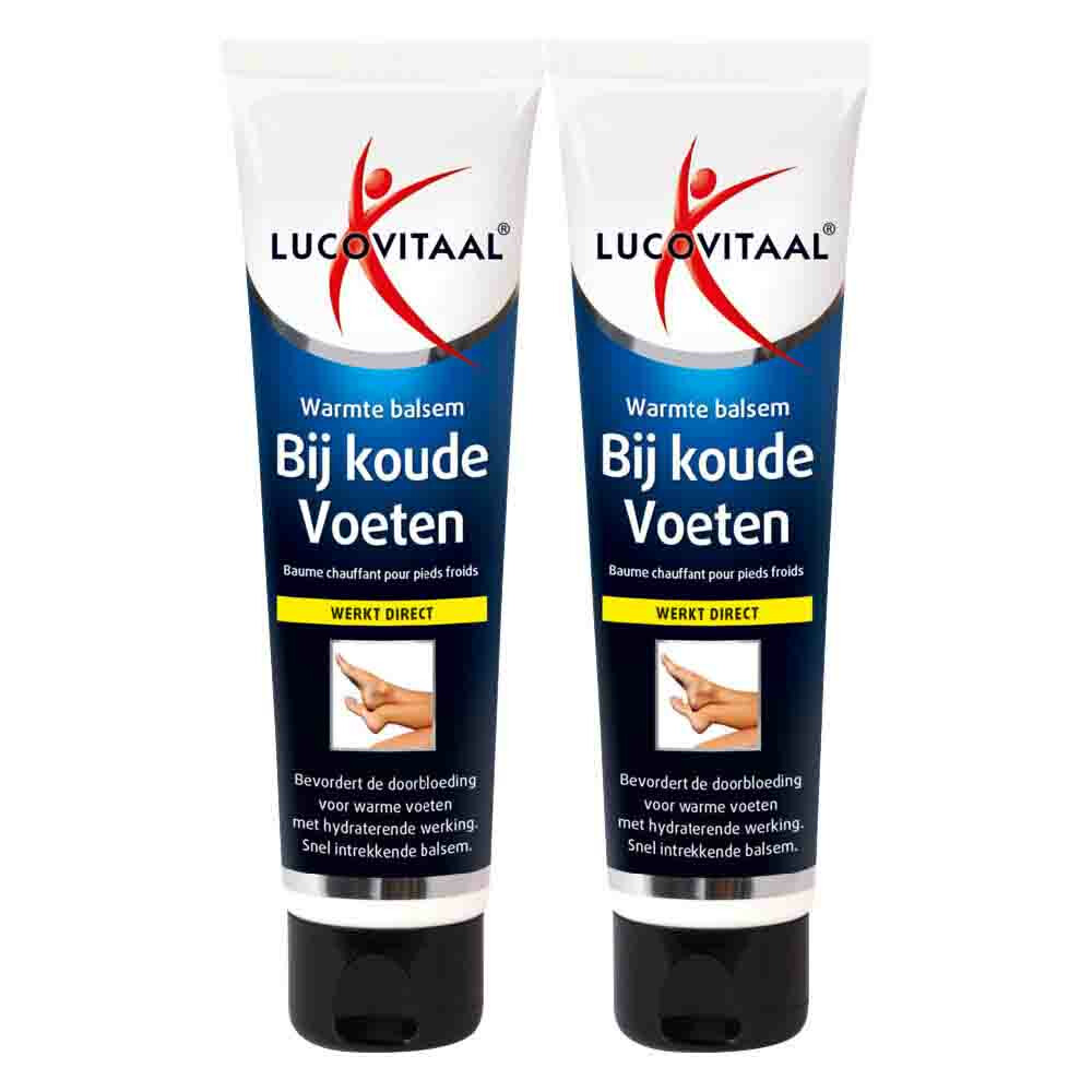 2x Lucovitaal Voeten Warmte Balsem 75 ml