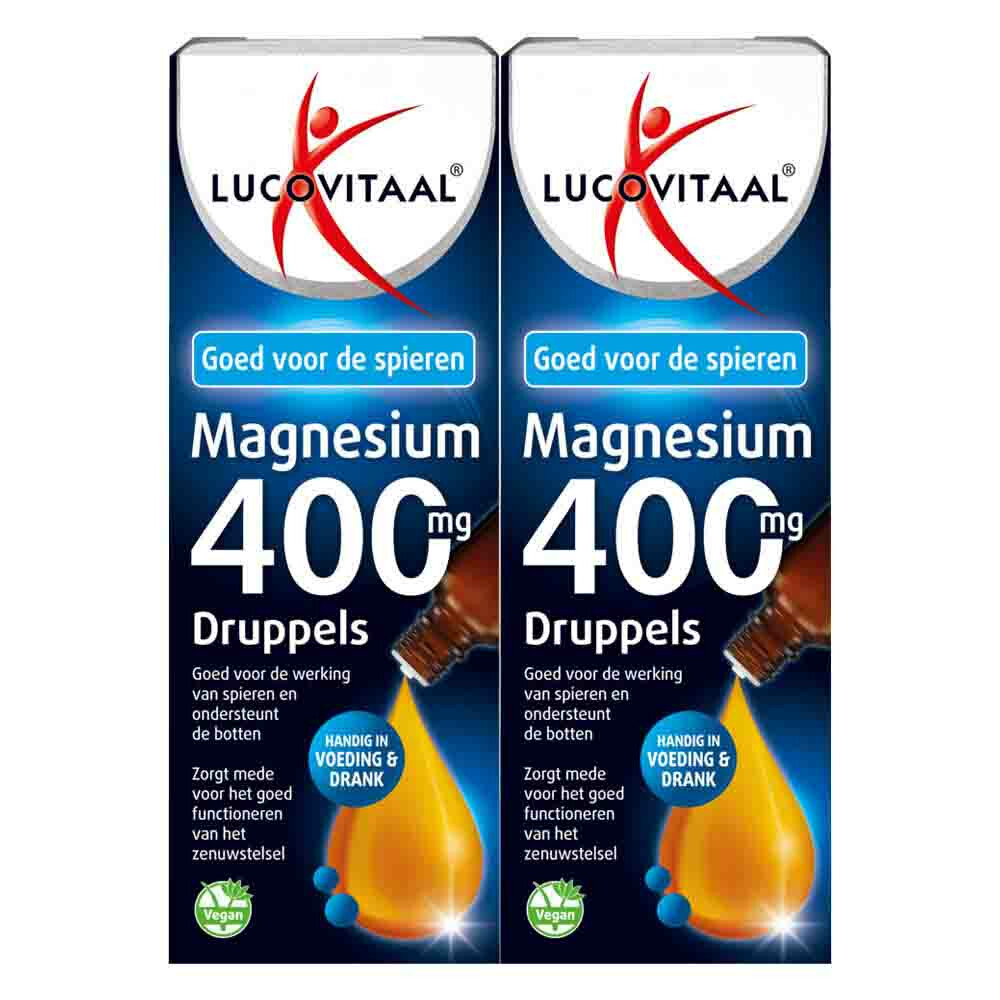 Gratis Verzending: 2x Lucovitaal Magnesium Druppels 50 ml