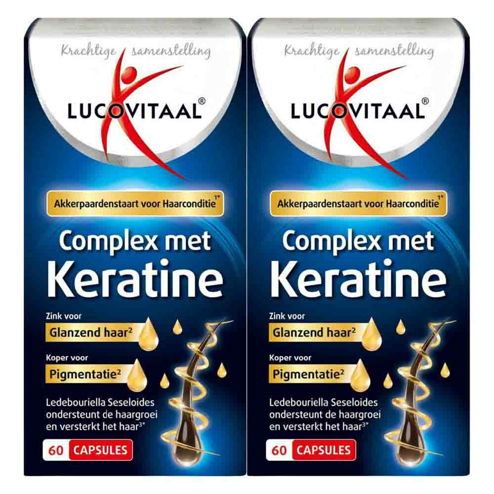 2x Lucovitaal Complex met Keratine 60 capsules