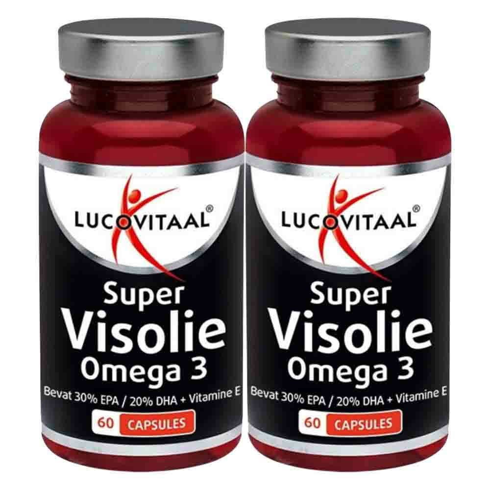 Gratis Verzending: 2x Lucovitaal Super Visolie Omega 3 60 capsules