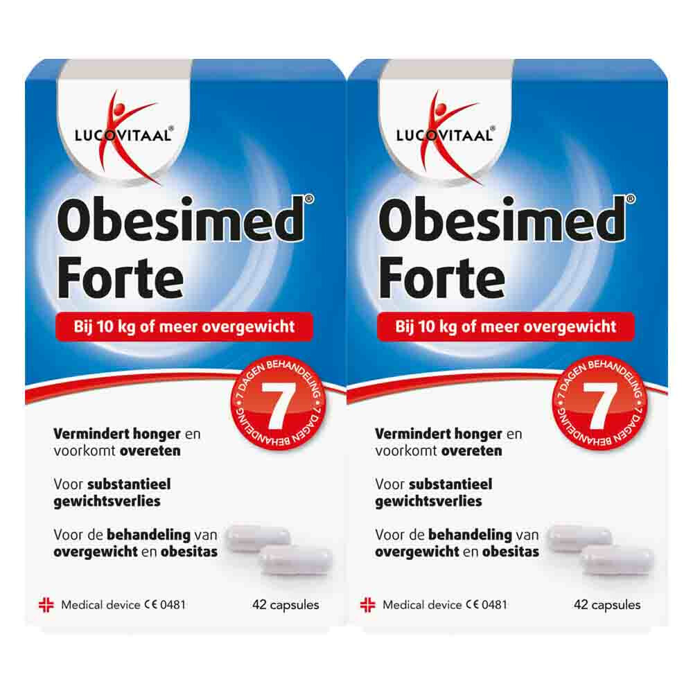 Gratis Verzending: 2x Lucovitaal Obesimed Forte 42 capsules