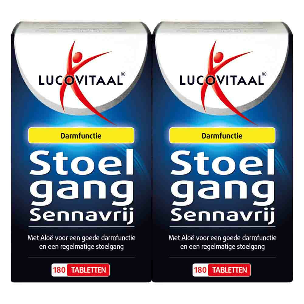 Gratis Verzending: 2x Lucovitaal Stoelgang Sennavrij 180 tabletten