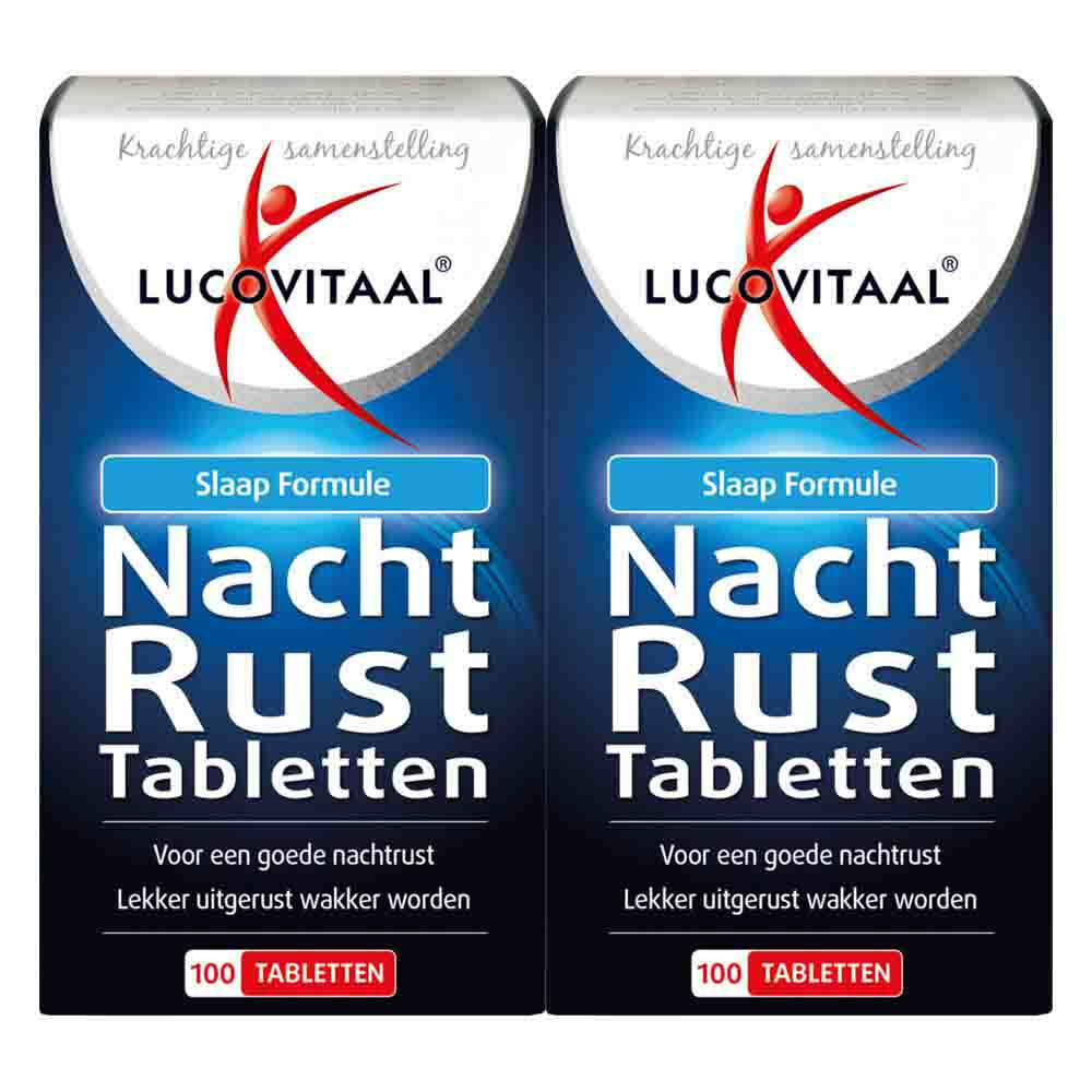 Gratis Verzending: 2x Lucovitaal Nachtrust 100 tabletten
