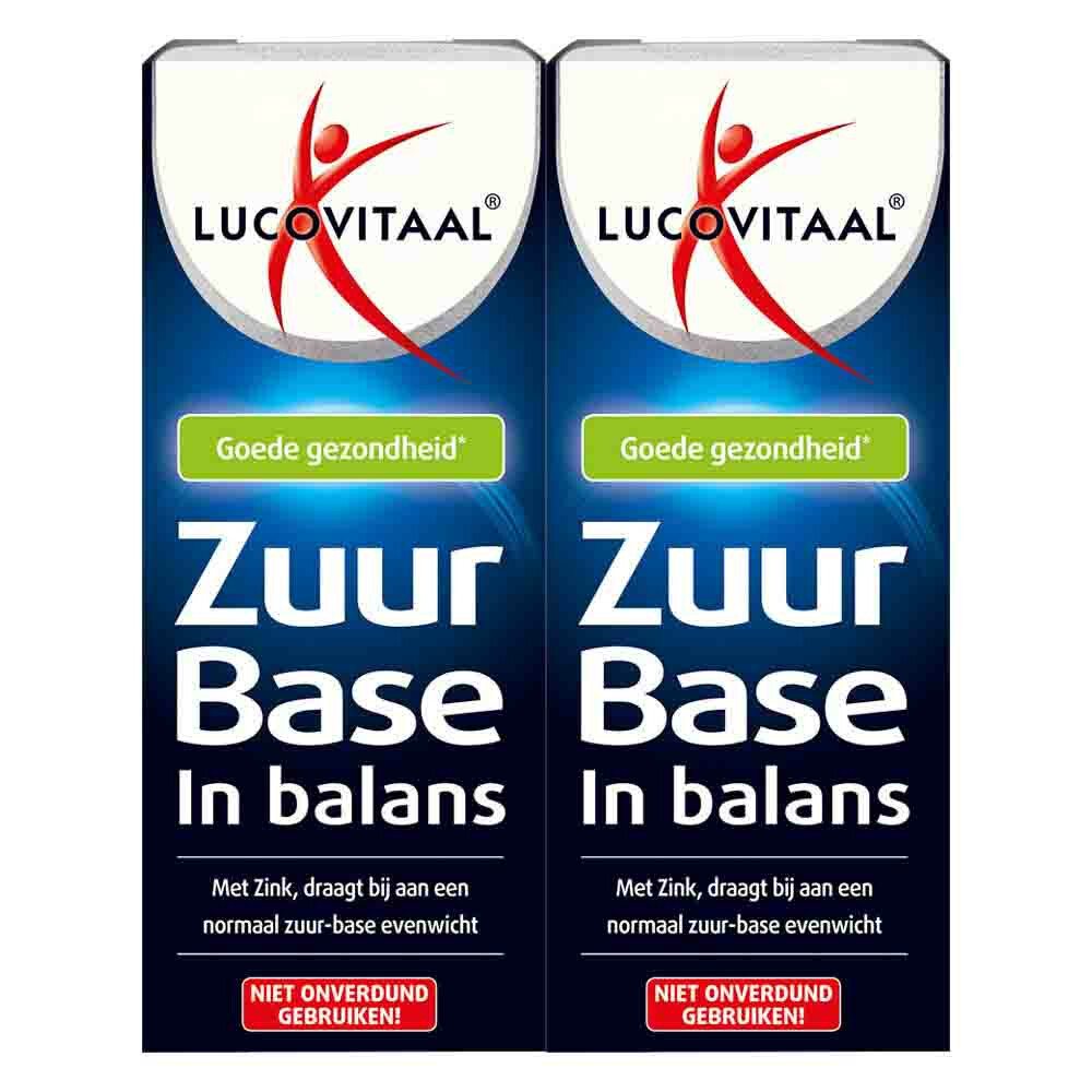Gratis Verzending: 2x Lucovitaal Zuur Base Druppels 30 ml