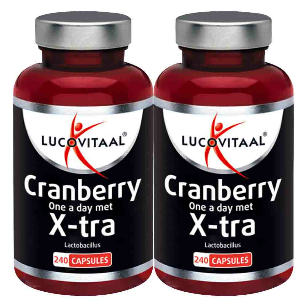 2x Lucovitaal Cranberry X-tra One a Day 240 capsules