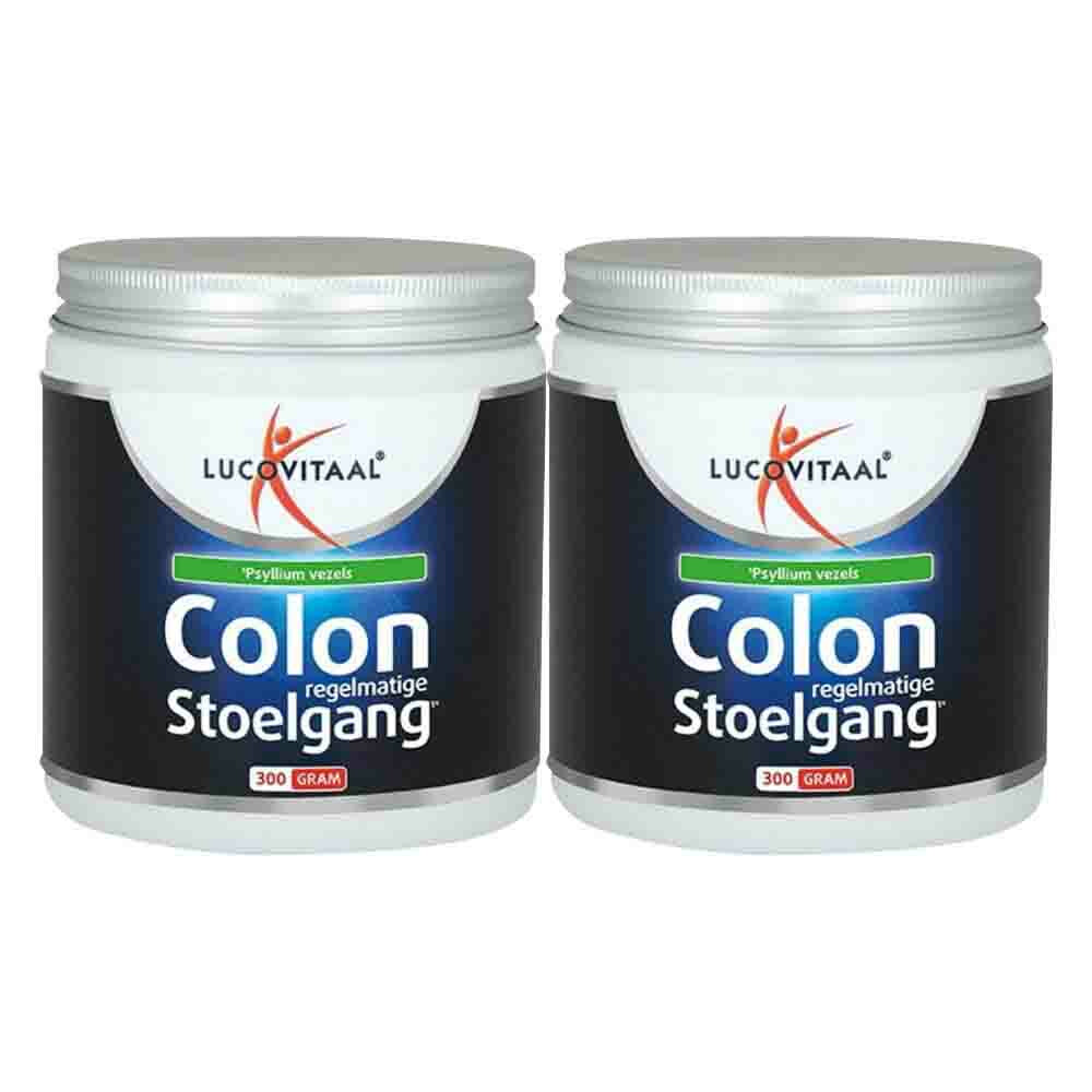 Gratis Verzending: 2x Lucovitaal Colon Phyta Vezelpoeder 300 gr