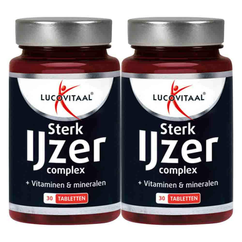 Gratis Verzending: 2x Lucovitaal Sterk IJzer Complex 30 tabletten