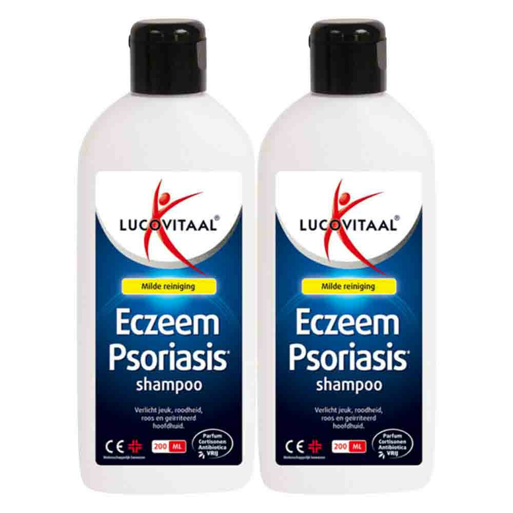 2x Lucovitaal Eczeem Psoriasis shampoo 200 ml