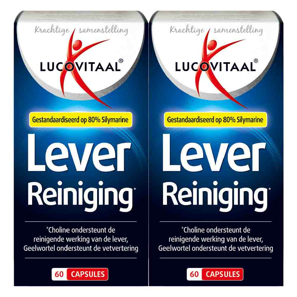 Gratis Verzending: 2x Lucovitaal Lever Reiniging 60 capsules