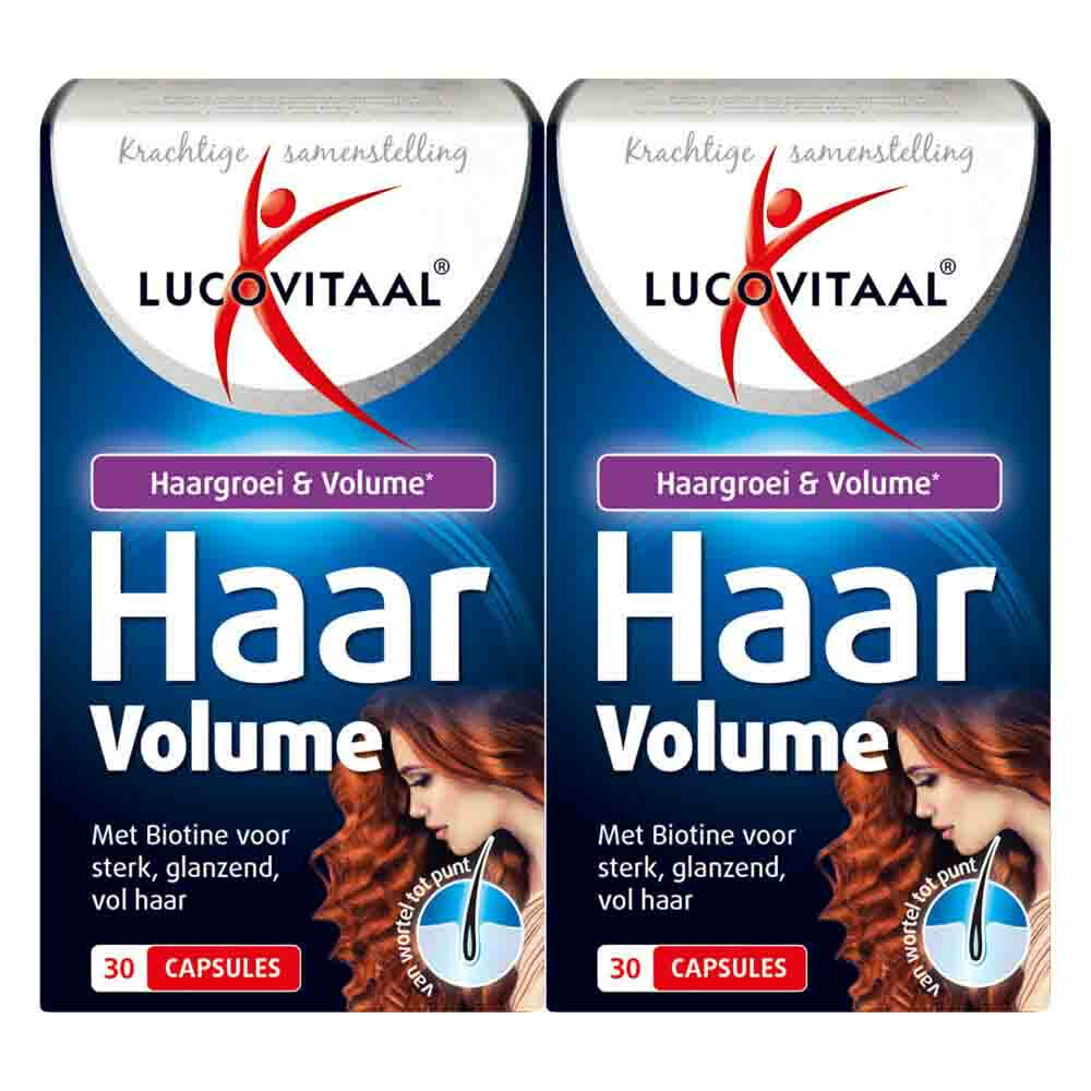 Gratis Verzending: 2x Lucovitaal Haar Groei&Volume 30 capsules