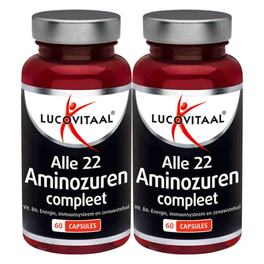 2x Lucovitaal Aminozuren Compleet + Vitamine B6 60 capsules