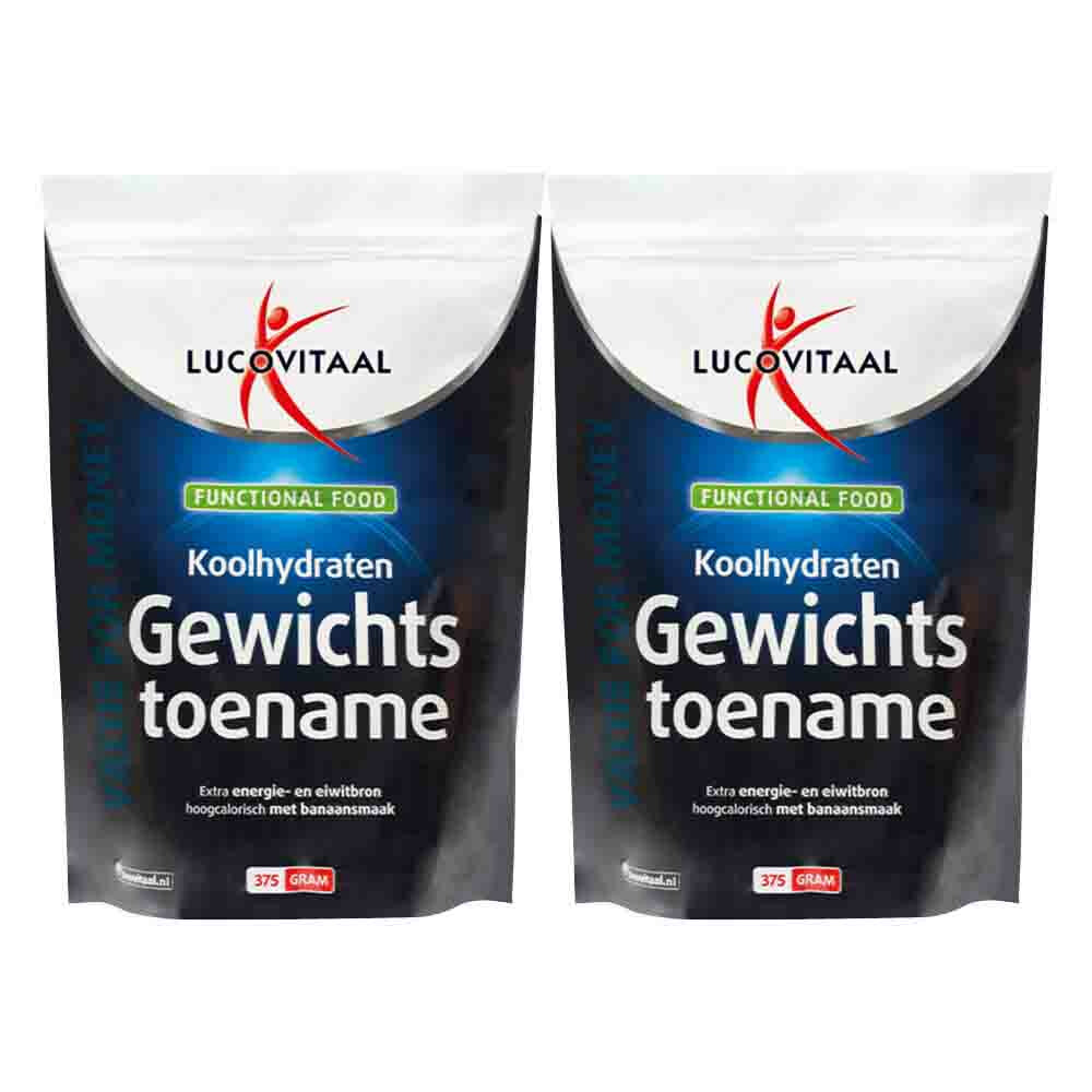 2x Lucovitaal Gewichtstoename Functional Food 375 gr