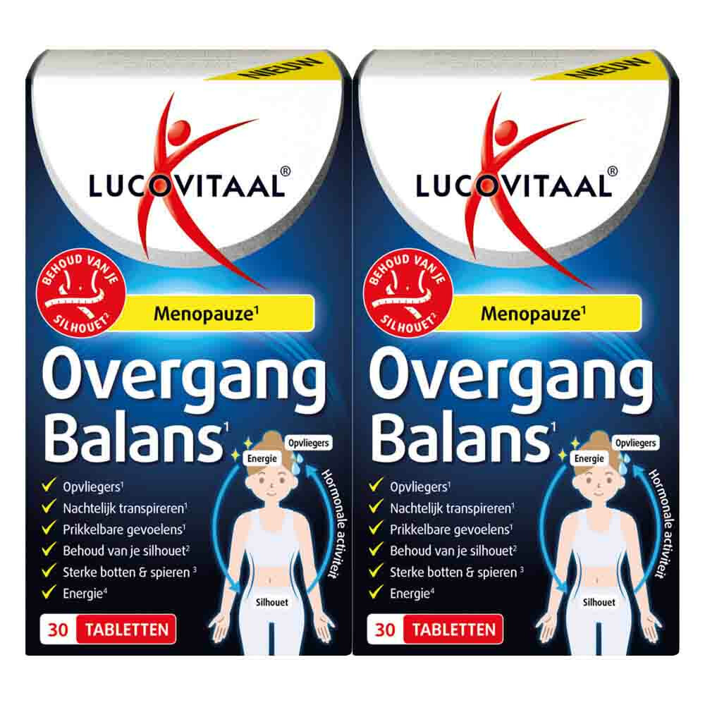 2x Lucovitaal Overgang Balans 30 tabletten