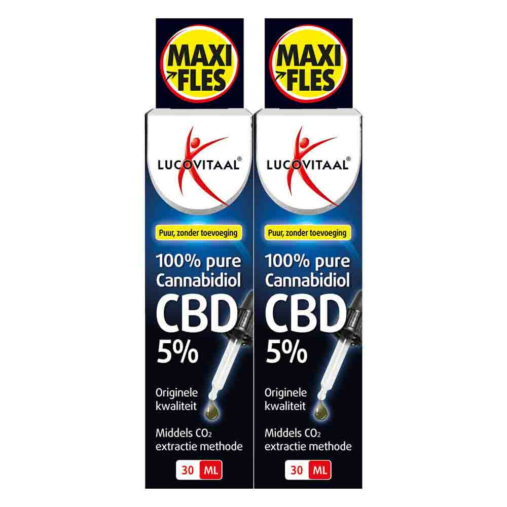 2x Lucovitaal CBD Cannabidiol Olie 5% 30 ml