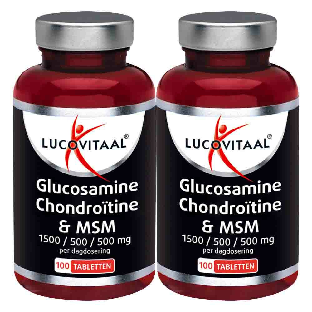 Gratis Verzending: 2x Lucovitaal Glucosamine Chondroïtine&MSM 100 tabletten