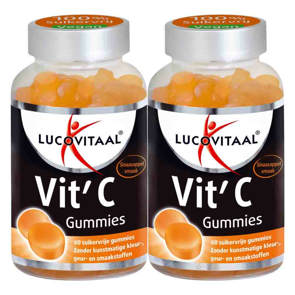 2x Lucovitaal Gummies Vitamine C 60 Gummies