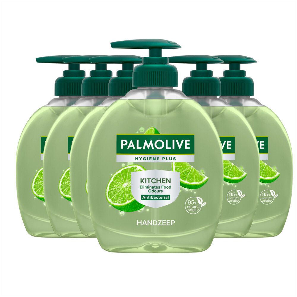 6x Palmolive Handzeep Hygiëne Plus Kitchen 300 ml