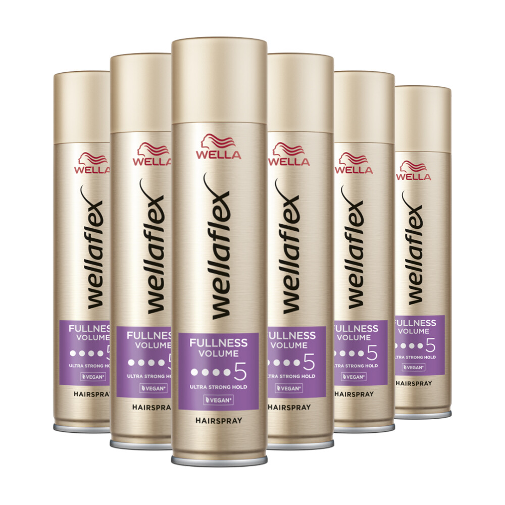 6x Wella Flex Haarspray Fullness Volume Ultra Strong 250 ml