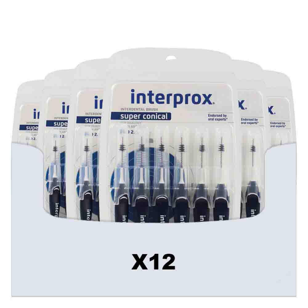 12x Interprox Ragers Super Conical Donkerblauw PHD 2.0 6 stuks