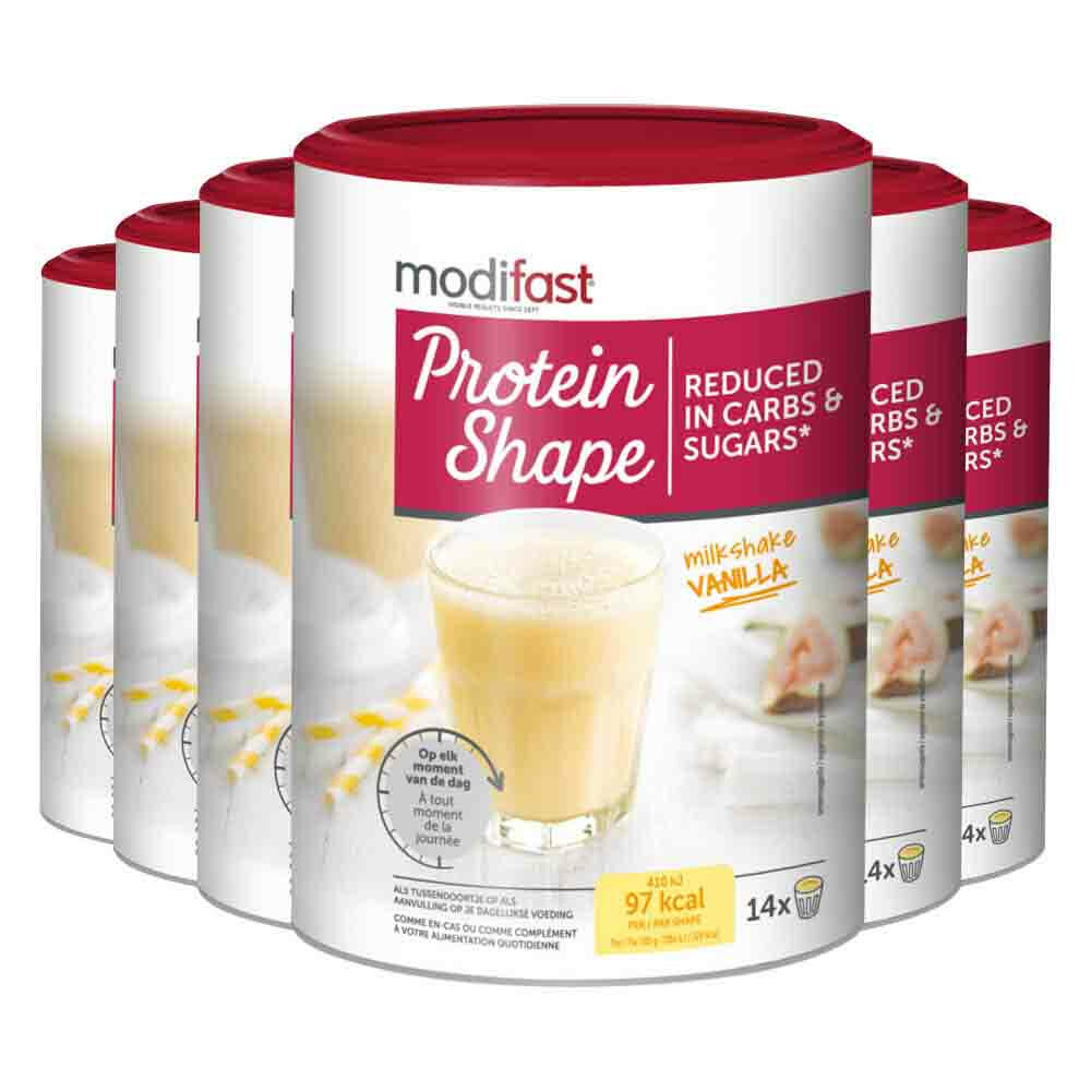 6x Modifast Protein Shape Milkshake Vanille 420 gr