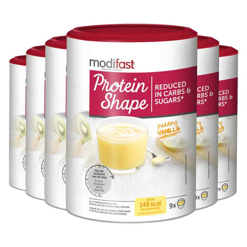 6x Modifast Protein Shape Pudding Vanille 405 gr