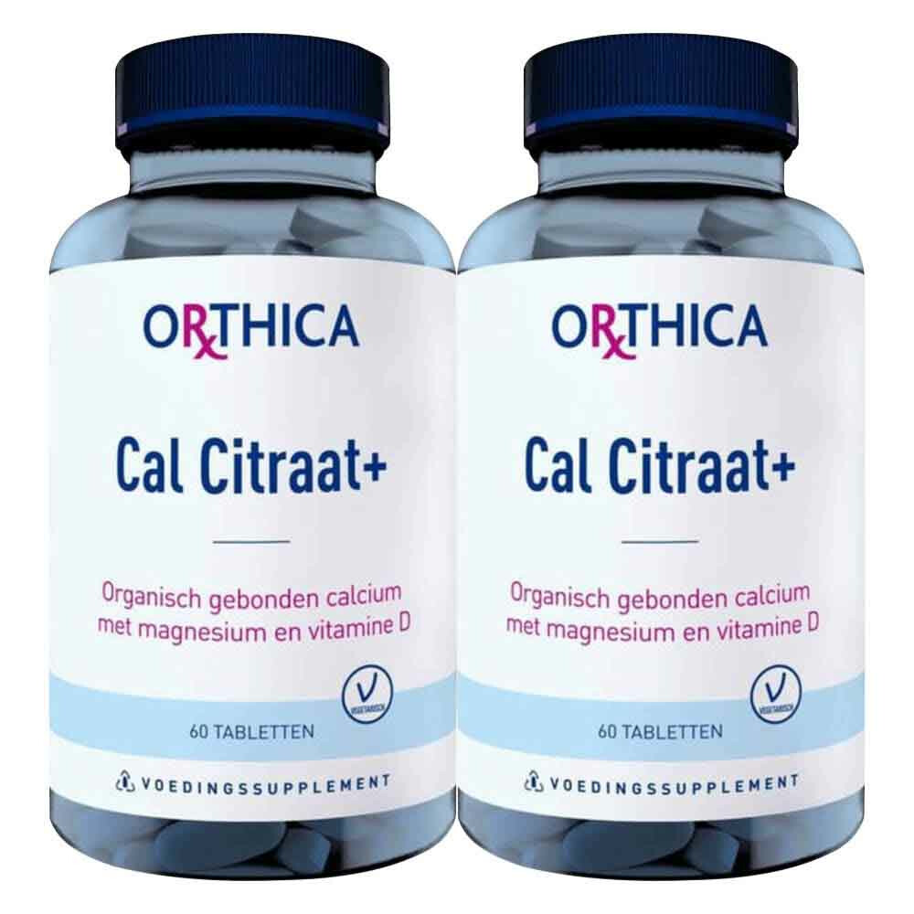 Gratis Verzending: 2x Orthica Cal Citraat+ 60 tabletten