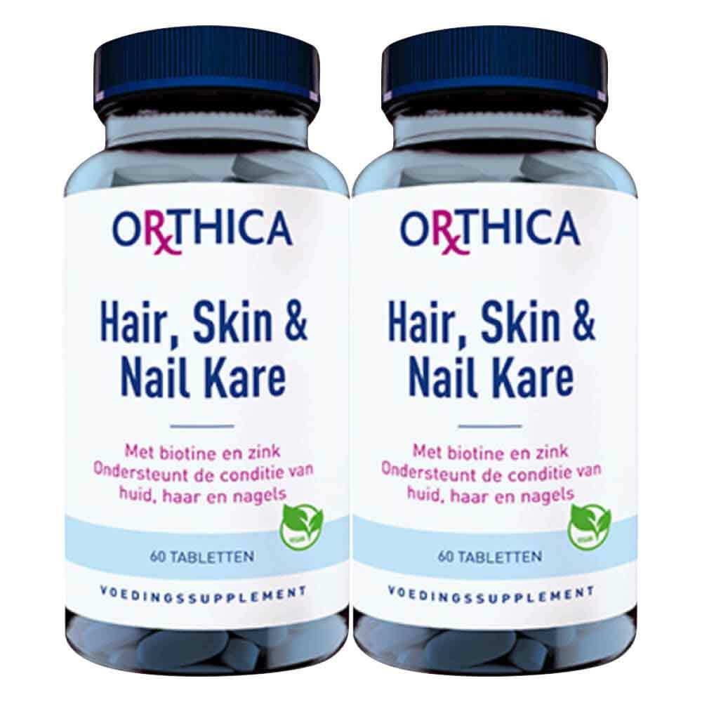 2x Orthica Hair, Skin&Nail Kare 60 tabletten