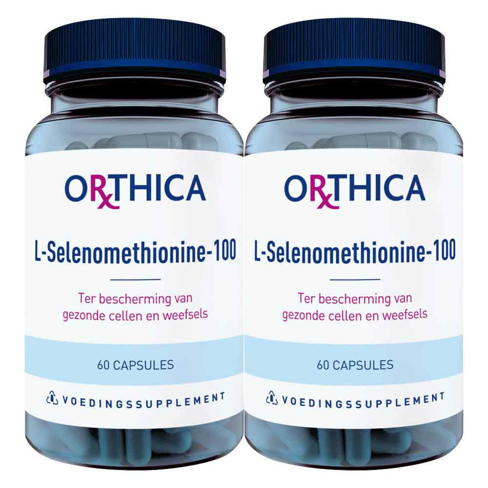Gratis Verzending: 2x Orthica L-Selenomethionine -100 60 capsules