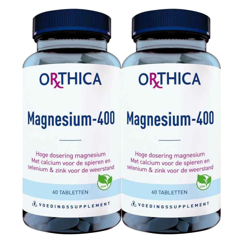 Gratis Verzending: 2x Orthica Magnesium-400 60 tabletten