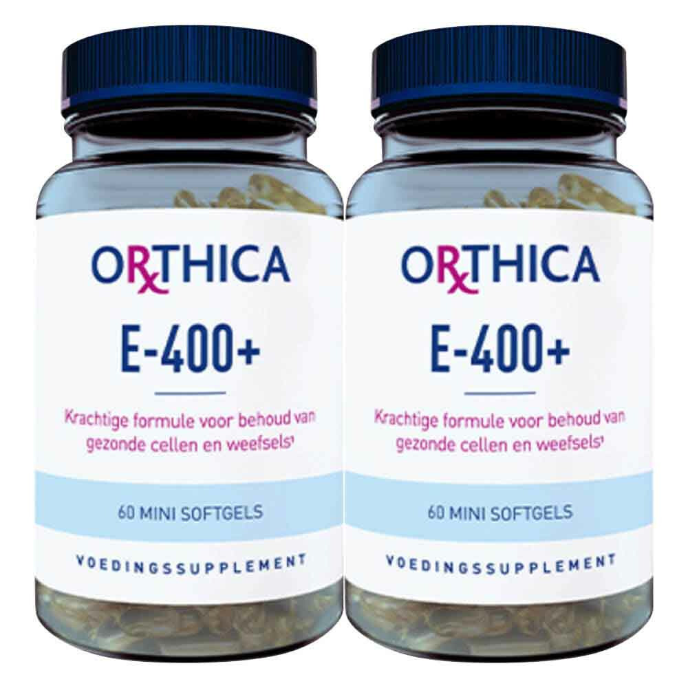 2x Orthica E-400+ 60 softgels