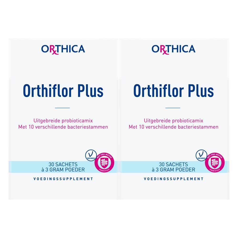 2x Orthica Orthiflor Plus Probiotica 30 sachets