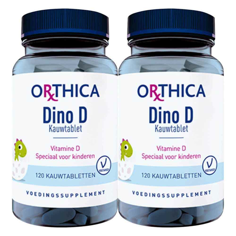 2x Orthica Dino D Kauw 120 kauwtabletten