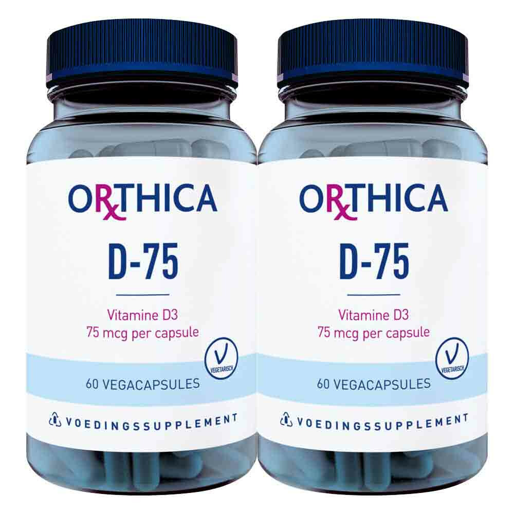 2x Orthica D-75 60 capsules