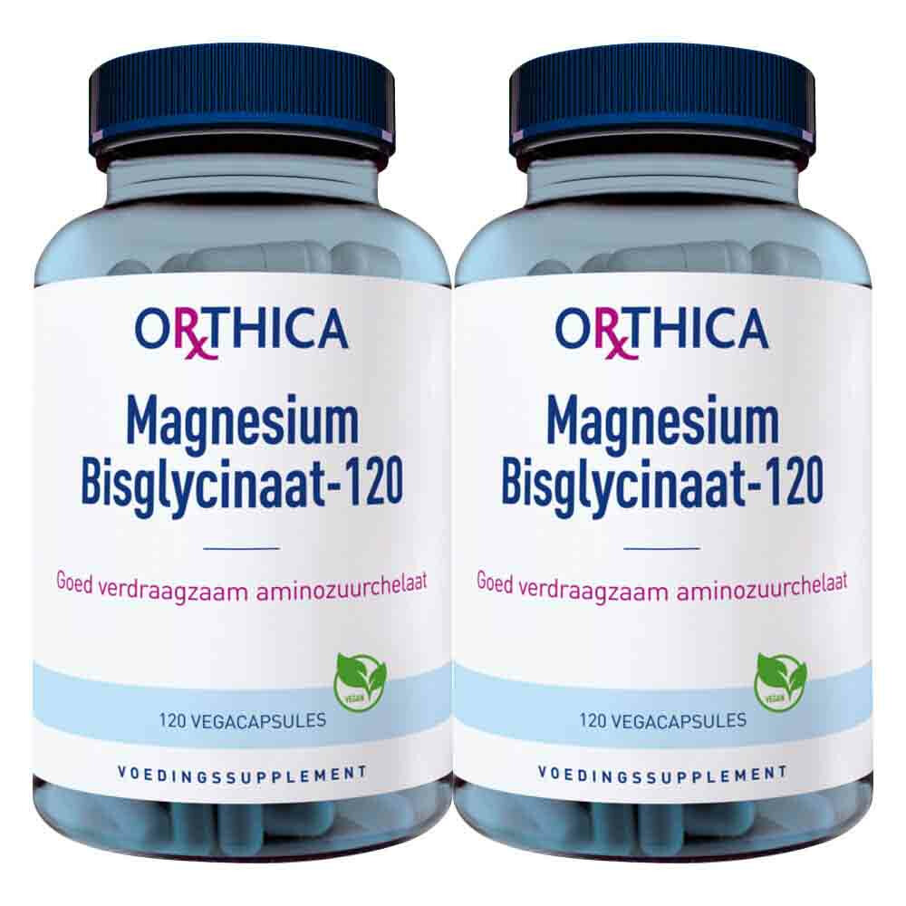 2x Orthica Magnesium Bisglycinaat-120 120 capsules