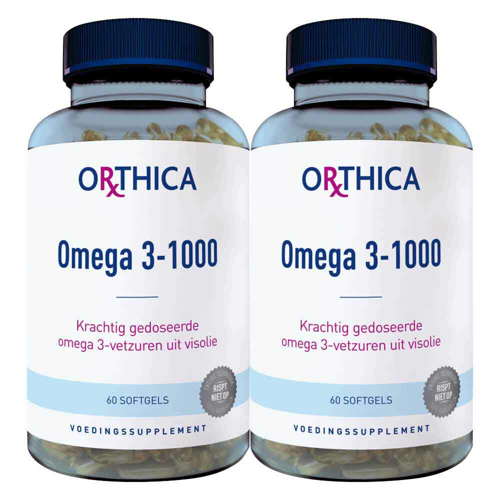 2x Orthica Omega 3-1000 60 capsules