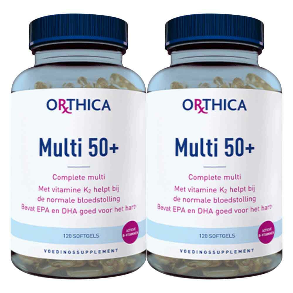 2x Orthica Multi 50+ 120 softgels