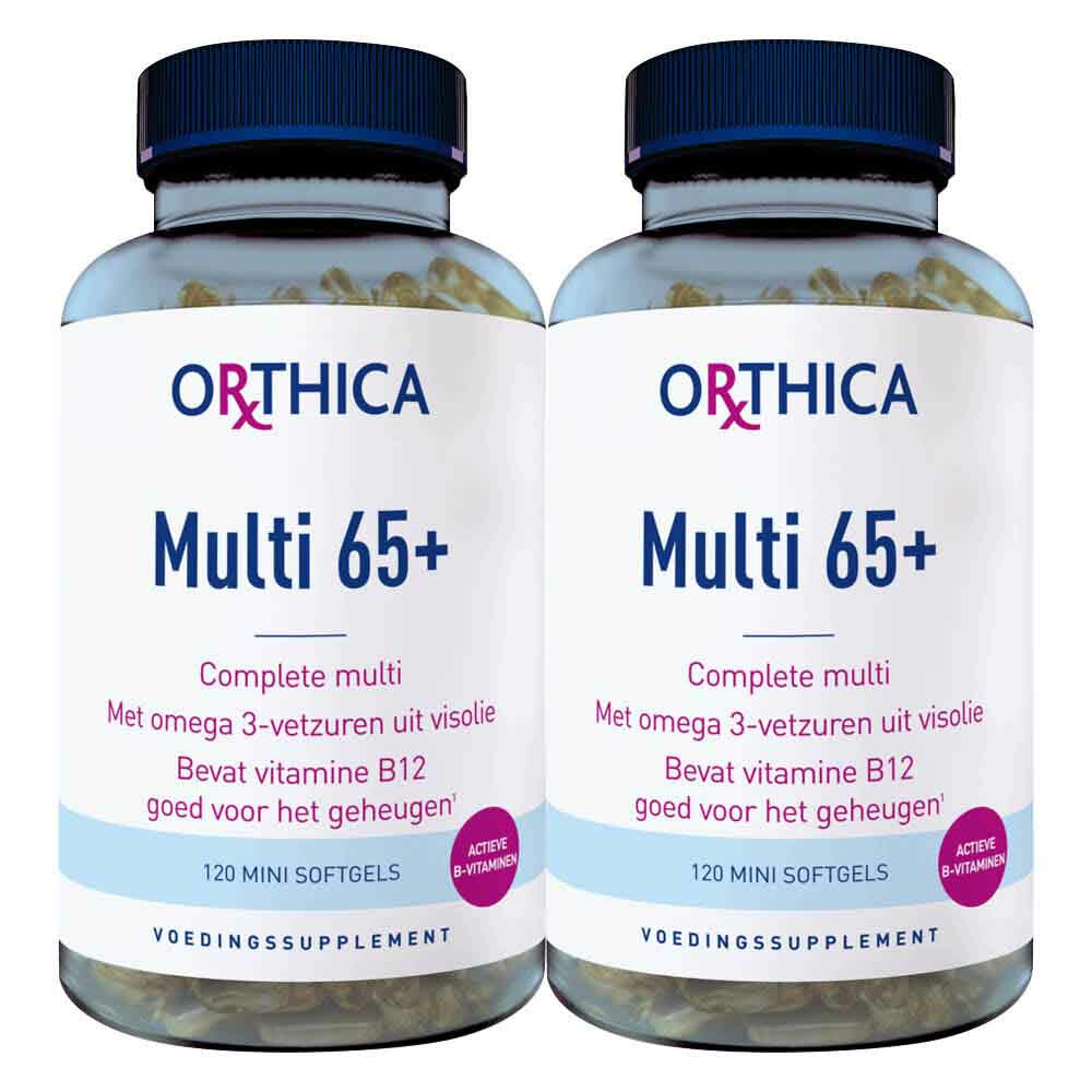 2x Orthica Multi 65+ 120 softgels